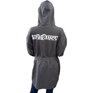 Savage X Fenty Forever Savage Showgirl Short Robe Women's Gray Small Bridal